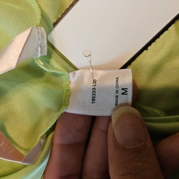 Victoria's Secret neon green top /dress very sexy collection - Picture 6 of 8